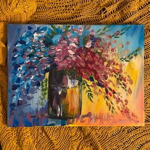 Original acrylic flowers